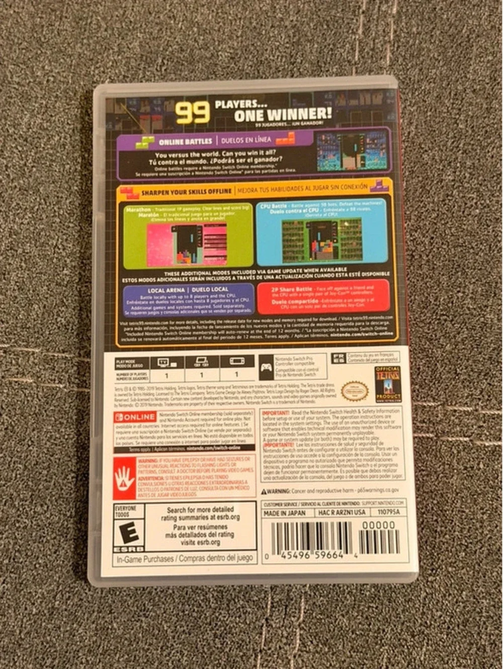 Tetris 99 for Nintendo switch